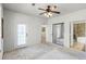 Bedroom with sliding mirrored closet and private balcony access at 902 Charo Pkwy # 636, Davenport, FL 33897