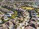 Aerial view of the neighborhood, showcasing surrounding homes at 7639 Wilmington Loop, Kissimmee, FL 34747