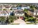 Aerial view of a two-story house with a driveway at 7639 Wilmington Loop, Kissimmee, FL 34747