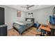 Comfortable bedroom with home office workspace at 2254 Ohara Ct # 1055, Orlando, FL 32812