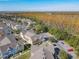Aerial view of townhouses and surrounding landscape at 4012 Santa Maria # 101, Kissimmee, FL 34741