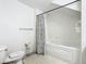 Bathroom with a bathtub and shower combination at 4012 Santa Maria # 101, Kissimmee, FL 34741