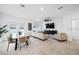 Bright living room featuring an open floor plan and neutral colors at 445 Madison Dr, Davenport, FL 33837