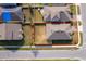 Bird's-eye view of the house and its lot, surrounded by other homes at 1721 Sunfish St, St Cloud, FL 34771