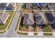 An aerial view showcasing a house and its surrounding lot at 1721 Sunfish St, St Cloud, FL 34771