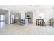 Open concept kitchen features island and breakfast nook at 1721 Sunfish St, St Cloud, FL 34771