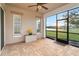 Relaxing screened porch overlooking a pond at 2482 Yellow Brick Rd, St Cloud, FL 34772
