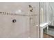 Large walk-in shower with double shower heads at 2482 Yellow Brick Rd, St Cloud, FL 34772