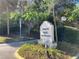 Entrance sign for Lemon Tree Condominiums at 2602 Lemon Tree Ln # H, Orlando, FL 32839