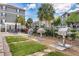 Outdoor grilling area with seating at 3083 Yellow Lantana Ln, Kissimmee, FL 34747