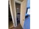 Linen closet with shelves for folded towels and linens at 467 La Mirage St, Davenport, FL 33897