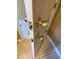 Interior door with gold door handles at 467 La Mirage St, Davenport, FL 33897