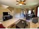 Open concept living room and kitchen at 467 La Mirage St, Davenport, FL 33897