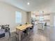 Dining area with table and chairs near kitchen at 7959 Delwin Ln, Kissimmee, FL 34747