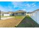 Backyard with patio, fire pit, and fenced-in area at 1577 Diamond Loop, Kissimmee, FL 34744