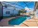 Spacious screened pool area, perfect for outdoor entertaining at 1079 Berkeley Dr, Kissimmee, FL 34744