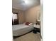 Bedroom with a double bed and tiled floors at 116 S 4Th St, Haines City, FL 33844