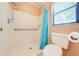 Main bathroom with shower and toilet at 1416 Wood Lake Cir, St Cloud, FL 34772