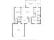 Floor plan displays a 3-bedroom, 2-bathroom home with a garage and screened porch at 1416 Wood Lake Cir, St Cloud, FL 34772