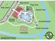 Community amenities map showing pool, fitness center, and more at 2672 Harmonia Hammock Rd, Harmony, FL 34773