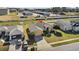 Single Gathering home aerial view showing the house and neighborhood at 3362 Winchester Estates Cir, Lakeland, FL 33810