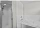Bathroom with shower and bathtub at 3362 Winchester Estates Cir, Lakeland, FL 33810