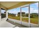 Screened porch overlooking backyard with shed at 3362 Winchester Estates Cir, Lakeland, FL 33810