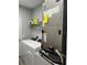 Laundry room with washer, dryer, and additional shelving for storage at 1493 Park Dr, Casselberry, FL 32707