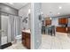 Small bathroom with single vanity and shower/tub combo at 3907 Baja Dr, St Cloud, FL 34772
