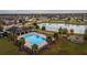 Scenic view of the community pool, playground, and surrounding area at 3907 Baja Dr, St Cloud, FL 34772