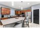 Eat-in kitchen with large island and granite countertops at 3907 Baja Dr, St Cloud, FL 34772