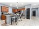 Modern kitchen with stainless steel appliances and granite countertops at 3907 Baja Dr, St Cloud, FL 34772