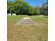 Large concrete slab in backyard, potential RV parking at 4423 Reaves Rd, Kissimmee, FL 34746