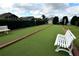 Well-maintained bocce ball court with benches in a community area at 504 Ridge View Dr, Davenport, FL 33837