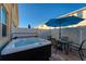 Backyard with hot tub and patio furniture at 5107 Killarney Way, Kissimmee, FL 34746
