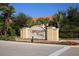 Compass Bay community entrance sign at 5107 Killarney Way, Kissimmee, FL 34746