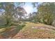 Spacious backyard with mature trees and large lawn at 8438 Bay Oak Ct, Orlando, FL 32810