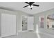 Bright bedroom with double closets and marble flooring at 8438 Bay Oak Ct, Orlando, FL 32810
