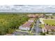 Aerial view showcasing a townhouse building at West Lucaya Village Resort at 8984 Silver Pl, Kissimmee, FL 34747