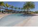 Expansive pool area with a relaxing shallow end at 8984 Silver Pl, Kissimmee, FL 34747