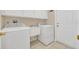 Laundry room with washer, dryer, utility sink and exterior access at 1020 Golf Course Pkwy, Davenport, FL 33837