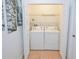 Convenient laundry room with washer and dryer in closet at 4577 Alberto Cir, Kissimmee, FL 34746