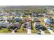 Aerial view of the property within its neighborhood, pinpointing its exact location at 622 Parakeet Ct, Kissimmee, FL 34759