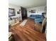 Spacious living room with wood floors and comfortable seating at 1600 W Lake Parker Dr # B23, Lakeland, FL 33805