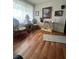 Living room with wood floors, comfortable seating, and decorative accents at 1600 W Lake Parker Dr # B23, Lakeland, FL 33805