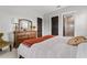 Serene bedroom with cozy bedding and built-in storage at 3167 Whisper Wind Dr, St Cloud, FL 34771