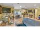 Bonus room with kitchenette, sitting area, and art supplies at 3305 Cat Brier Trl, Harmony, FL 34773