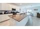 Modern kitchen with stainless steel appliances and large island at 420 Watusi Way, St Cloud, FL 34772