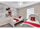 Twin bedroom with Mickey Mouse themed decor at 4735 Terrasonesta Dr, Davenport, FL 33837