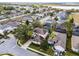 Aerial view of house and surrounding neighborhood at 673 Copeland Dr, Haines City, FL 33844